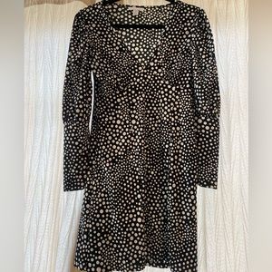 Black and White Polka Dot Topshop dress
